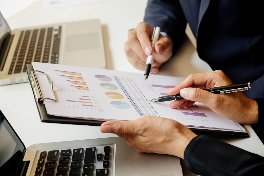 Business professional in a formal setting