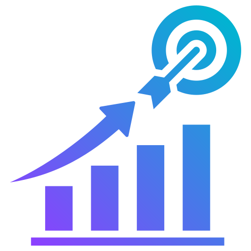 Goal graphic with a target icon and text